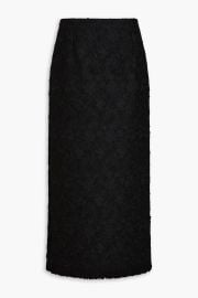 Guipure Lace Tweed Maxi Pencil Skirt at The Outnet